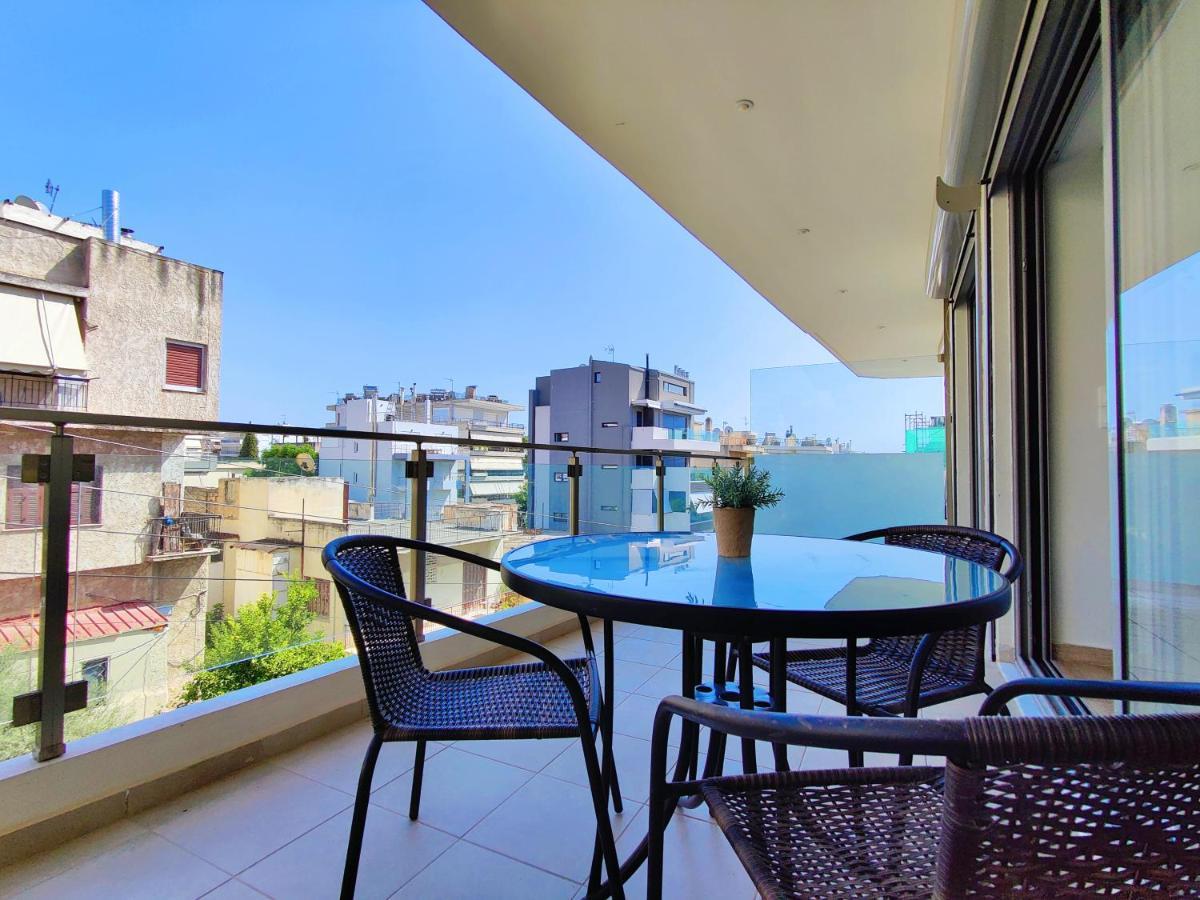 Wsd Luxury Bright 2Bd Apt With Sea View Balcony Афины Экстерьер фото